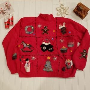 Vintage ugly Christmas sweater